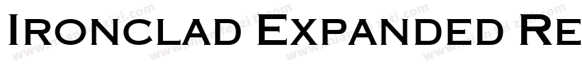 Ironclad Expanded Regular字体转换